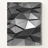 Grijs Low-Poly Bullet Journal / Lined Notitieboek (Achterkant)