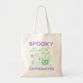 Grijs maar wel Gecafëineerd Knuffel Spoken Hallowe Tote Bag