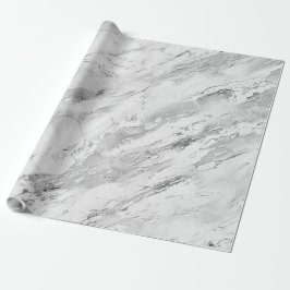 Grijs Majestic Marble Impressions Wrapping Paper Cadeaupapier