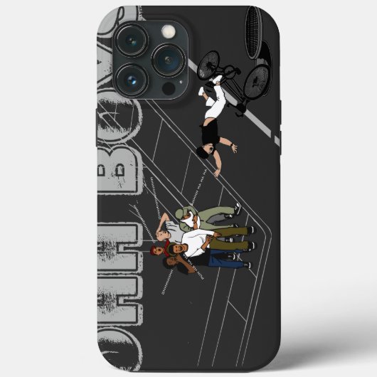 grijs Man op snijkuismat OHH BOYS Crack Up Case-Mate iPhone Case (Achterkant)