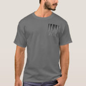 Grijs man T-shirt in grijze stijl (Voorkant)