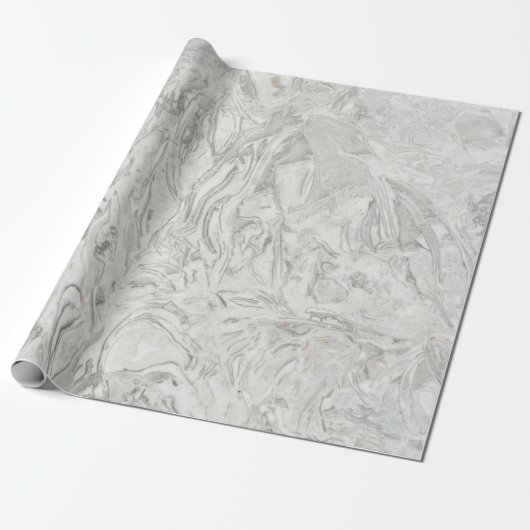 Grijs marmer cadeaupapier (Uitgerold)