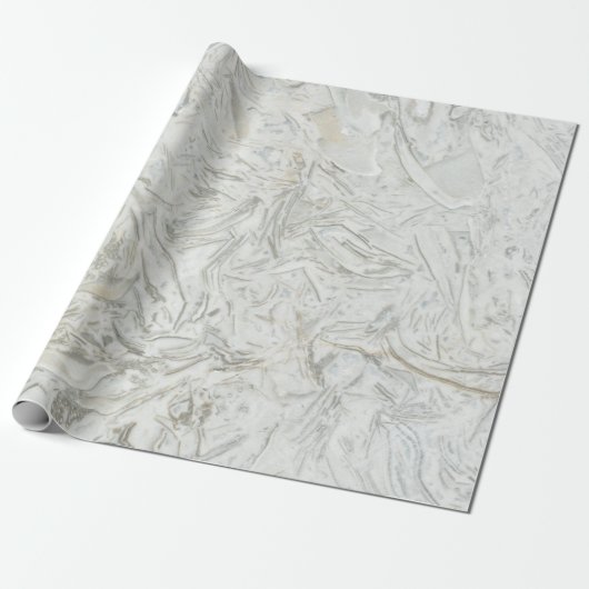 Grijs marmer cadeaupapier (Uitgerold)