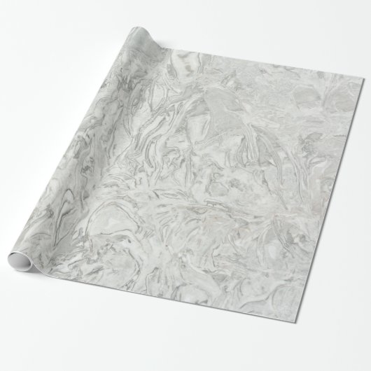 Grijs marmer cadeaupapier (Uitgerold)