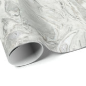 Grijs marmer cadeaupapier (Rol Hoek)