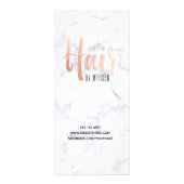 grijs marmer graniet roos goudsalon reclamekaart (Achterkant)