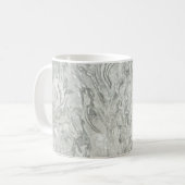 Grijs marmer koffiemok (Voorkant links)