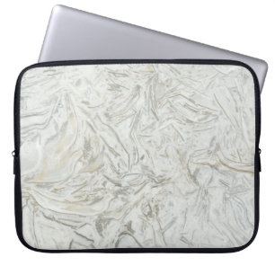 Grijs marmer laptop sleeve