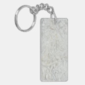 Grijs marmer sleutelhanger (Voorkant Links)