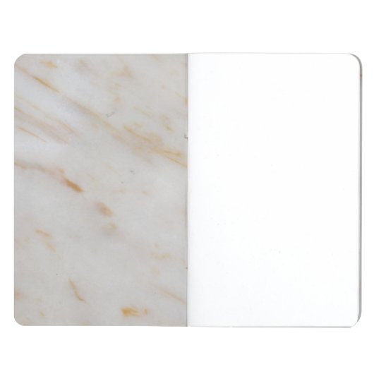 Grijs marmer staal metallisch monogram journal (Binnenkant Voorzijde)