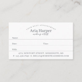 Grijs Marmer & Zilver Geode Gouden Glitter Agaat Afsprakenkaartje