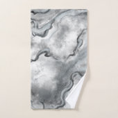 Grijs Marmeren Badhanddoeken Set Gift Bad Handdoek (Handdoek)