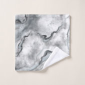 Grijs Marmeren Badhanddoeken Set Gift Bad Handdoek (Wasdoekje)