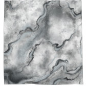 Grijs Marmeren Douchegordijn (Voorkant)