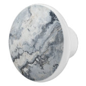 grijs marmeren patroon keramische knop (Rechts)