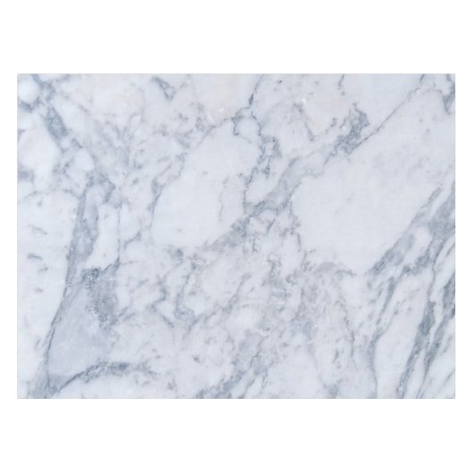 Grijs Marmeren Steen Patroon Print Tafelkleed (Voorkant (Horizontaal))