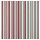 Grijs, Maroon & Mint Cream Stripes Patroon Stof (Swatch)