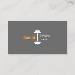 Grijs Matig Fitnessvermogen Persoonlijk Trainer Ge Visitekaartje