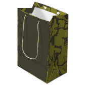 Grijs Medium Cadeauzakje (Voorkant Gekanteld)