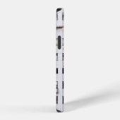 GRIJS MEERGEVELSGEBOUW MET RODE OOSTERSE SCHRIFTTE iPhone HOESJE (Rechterkant)