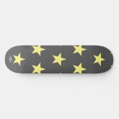 Grijs met gele sterren HAMbWG Skateboard (Horizontaal)