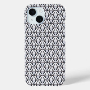 Grijs met Roze iPhone 15 Case
