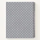 Grijs met Roze Notitieboek (Achterkant)