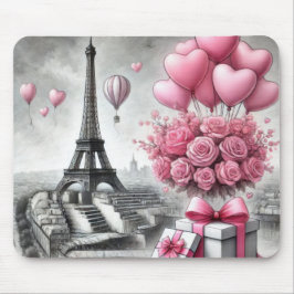 GRIJS MET ROZE PARIJSE VALENTIJNSDAG MUISMAT