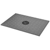 Grijs met Silver Accent Houndstooth Cutting Board Snijplank (Hoek)