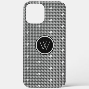 Grijs met Silver Accent Houndstooth Hoesje-Mate Ho Case-Mate iPhone Case