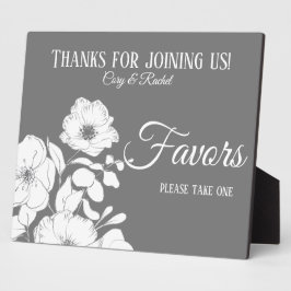 grijs met witte zwevende beugels fotoplaat