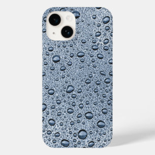 Grijs metalen waterdruppels Case-Mate iPhone 14 hoesje