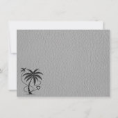 Grijs Mexicaans paspoort Bedankkaart (Achterkant)