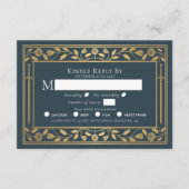 Grijs Middeleeuws Zwaard Bruiloft RSVP Behuizing K Informatiekaartje (Voorkant)