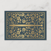 Grijs Middeleeuws Zwaard Bruiloft RSVP Behuizing K Informatiekaartje (Achterkant)