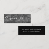 Grijs Mini Visitekaartje (Voorkant / Achterkant)