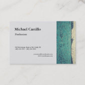 Grijs Minimalistisch Modern Professioneel Visitekaartje (Voorkant)