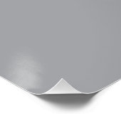 Grijs minimalistische aangepaste naam  perfect poster (Hoek)