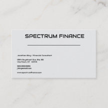 Grijs Minimalistische Financiële Professional Aanp