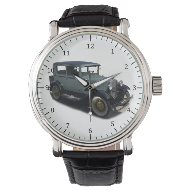 grijs model A-horloge Horloge (Voorkant)