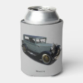 Grijs model A koelbox Blikjeskoeler (Blikje Voorkant)