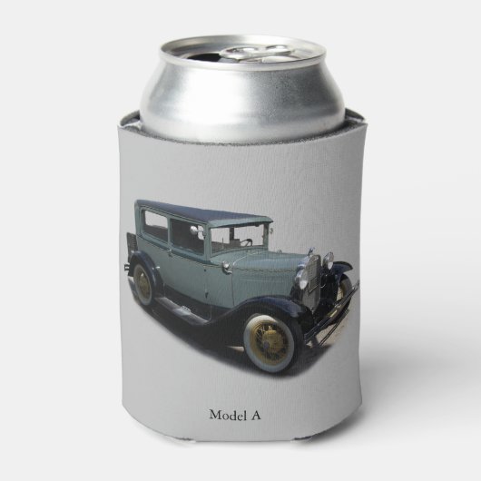 Grijs model A koelbox Blikjeskoeler (Blikje Voorkant)