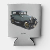 Grijs model A koelbox Blikjeskoeler (Voorkant)