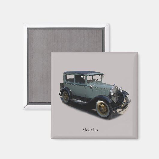 Grijs model A magneet (Voorkant / Achterkant)