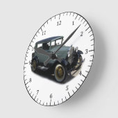 grijs model A wandklok (Hoek)