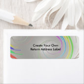 Grijs Modern Abstract retour adres label 2 (Insitu)