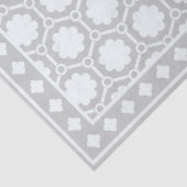 Grijs modern beenintarsia decoupagepapier tissuepapier (Detail)