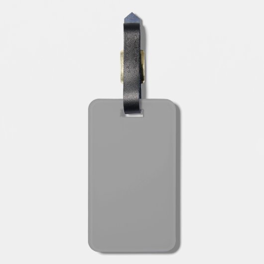 Grijs Modern Professional Exclusief Bagagelabel (Achterkant verticaal)