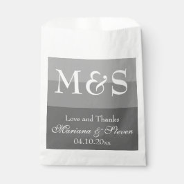 Grijs Modern Script Bedankzakje