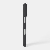 Grijs Modern Zakelijk Logo & QR Code Promotioneel iPhone 16 Hoesje (Rechterkant)
